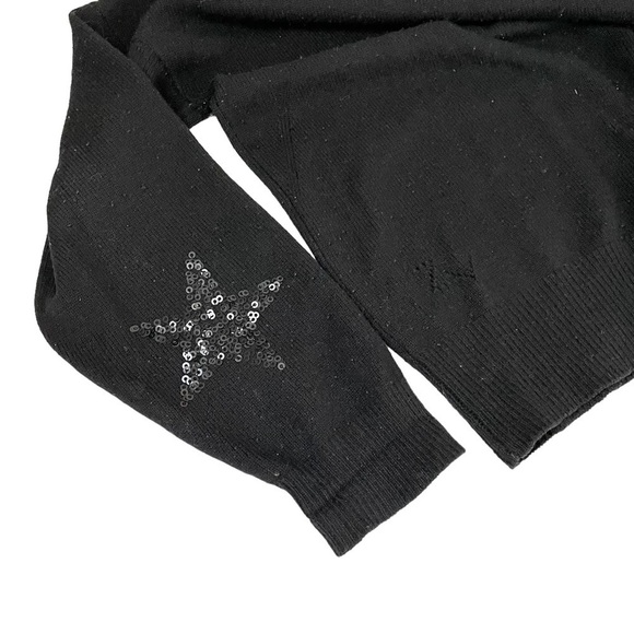 Zadig & Voltaire Ronnie Patch Sequin Star Cashmere Wool Sweater - Picture 10 of 14
